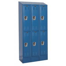 Hallowell URB3228-2ASB Ready Built Premium Steel Lockers Hallowell URB3228-2ASB Ready Built Premium Steel Lockers
