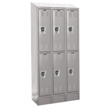 Hallowell URB3258-3ASB Ready Built Premium Steel Lockers