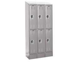 Hallowell URB3228-2ASB Ready Built Premium Steel Lockers