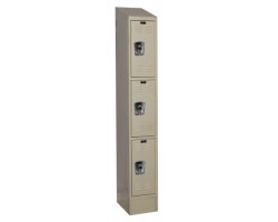 Hallowell URB1288-3ASB Ready Built Premium Steel Lockers