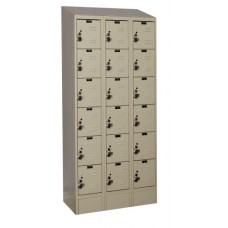 Hallowell URB3228-6ASB Ready Built Premium Steel Lockers