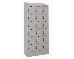 Hallowell URB3258-6ASB Ready Built Premium Steel Lockers