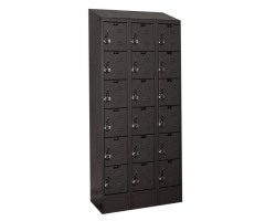 Hallowell URB3258-6ASB Ready Built Premium Steel Lockers