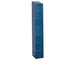 Hallowell URB1228-6ASB Ready Built Premium Steel Lockers
