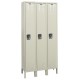 Hallowell U3256-1 Premium Steel Lockers – 3-Wide Single Tier Wardrobe Lockers, 12" W x 15" D x 60" H