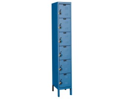 Hallowell U1258-6 Industrial Heavy Duty Ventilated Lockers