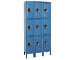 Hallowell U3228-3 Industrial Premium Steel Lockers