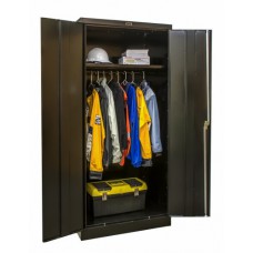 Hallowell 845W18 Knocked-Down Industrial Steel Wardrobe Cabinet Hallowell 845W18 Knocked-Down Industrial Steel Wardrobe Cabinet
