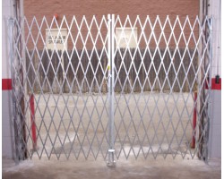 Illinois Engineered PFG1080 Folding Security Gate | Heavy Duty Steel Pair