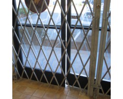 Illinois Engineered PFG1080 Folding Security Gate | Heavy Duty Steel Pair