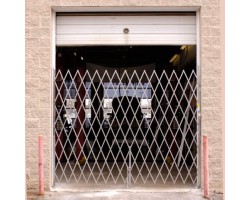 Illinois Engineered SSG465 Heavy Duty Single Folding Gate | Steel Folding Security Gate