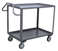 Jamco 2-Shelf ES-Series Steel Service Cart