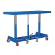 Vestil LDLT-3060-4 Long Deck Die Cart with 4,000 lb Capacity | 30 x 60 Platform | Manual Hydraulic Foot Pump Lift