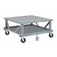 Little Giant Adjustable Height Mobile Pallet Stand - 2PDSE40486PH2FL Little Giant Adjustable Height Mobile Pallet Stand - 2PDSE40486PH2FL