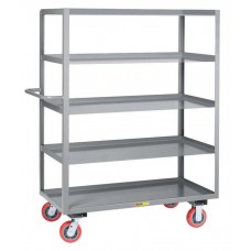 Little Giant 5-Shelf Order Picker Cart - 5MC-2448-6PY Little Giant 5-Shelf Order Picker Cart - 5MC-2448-6PY
