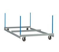 Little Giant Heavy Duty Bunk Truck | Industrial Long Material Transport Cart