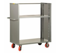 Little Giant 2-Sided Adjustable Shelf Truck with Solid Panel Ends