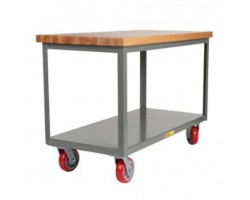 Little Giant Heavy Duty Maple Top Mobile Bench - IPJ2436-2R6PYFL