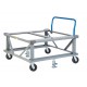 Little Giant PDE40-6PH2FLLR Adjustable Height Mobile Pallet Stand