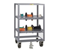 Little Giant Mobile Wire Reel Storage Rack | Industrial Wire Reel Organizer