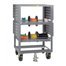 Little Giant Mobile Wire Reel Storage Rack with Bin Storage, model RRLP-3036-6PHFL Little Giant Mobile Wire Reel Storage Rack with Bin Storage, model RRLP-3036-6PHFL