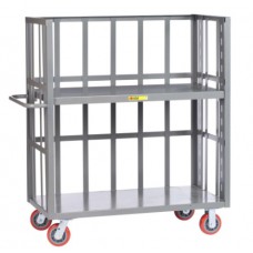 Little Giant 2-sided Adjustable Shelf Truck with Slat Type Sides - Model S2-A-2448-6PY 