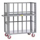 Little Giant 2-sided Adjustable Shelf Truck with Slat Type Sides - Model S2-A-2460-6PY 