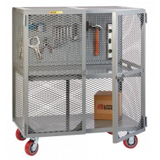 Little Giant Peg Board Security Cart - SCN-2460-6PY-PB Little Giant Peg Board Security Cart - SCN-2460-6PY-PB