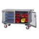 Little Giant 2-Sided Mobile Maintenance Cart - Model ST-2448-6PY-LP