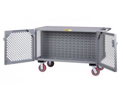 Little Giant 2-Sided Mobile Maintenance Cart - Model ST-2448-6PY-LP