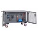 Little Giant 2-Sided Mobile Maintenance Cart - Model ST-2448-6PY-PB