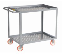 Little Giant Perforated Steel Shelf Cart