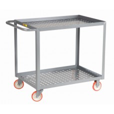Little Giant Perforated Shelf Cart - Model LGLP-2436-BK Little Giant Perforated Shelf Cart - Model LGLP-2436-BK