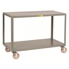 Little Giant 2-Shelf Mobile Steel Table - Model IP-2460-2BRK