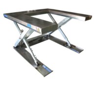 Lift Products Stainless-Galvanized U-Lift Low Profile Tables