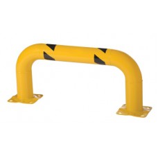 Vestil LPRO-36-16-4 Low Profile Safety Yellow Equipment Guard | 36-5/8 Inch Length | 4-1/2 Inch