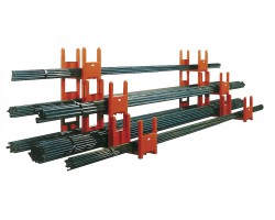 MECO SSM4-3 Modular Steel Storage Racks | Stackable Welded Industrial Rack