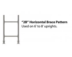 Meco Series 1000 | 95 Inch Brace Set | Model M2B96 