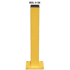 MECO Model BOL-5-36 Heavy-Duty Square Steel Tube Safety Bollard – 36" Height MECO Model BOL-5-36 Heavy-Duty Square Steel Tube Safety Bollard – 36" Height