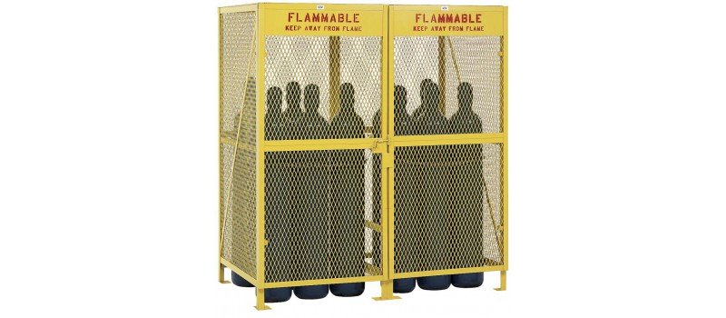 How to Safely Store Gas Cylinders and Propane Tanks in Industrial Facilities