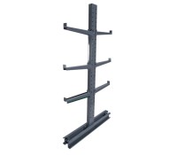 MECO Series 2000 Medium-Heavy Duty Double-Sided Cantilever Uprights with Base