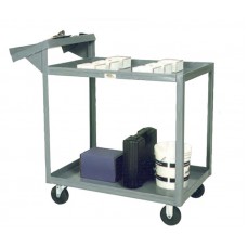 MECO Order Picking Cart OPT1 | Industrial Steel Cart for Efficient Warehouse Picking
