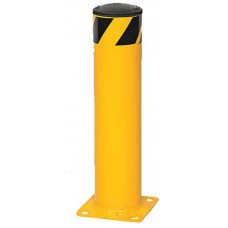 MECO Heavy-Duty Round Steel Safety Bollard – Model BOL4-5-24 | High Impact Protection Post