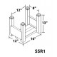 MECO SSR1 Modular Steel Storage Racks | Stackable Welded Industrial Rack