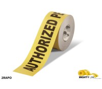 Mighty Line 5S Authorized Personnel Only Floor Tape
