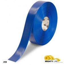 Mighty Line 2RB 2" Blue Safety Floor Tape | Durable PVC Floor Marking