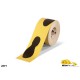Mighty Line 2RFT Footprint Safety Floor Tape | 2-inch Floor Marking for Walk Paths