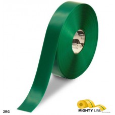Mighty Line 2RG Green Safety Floor Tape | 2-inch Solid Industrial Marking
