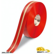 Mighty Line 2RRLUMCTR Glow-in-the-Dark Floor Tape | 2-inch Safety Marking