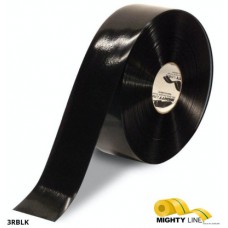 Mighty Line 3RBLK Solid Black Safety Floor Tape 